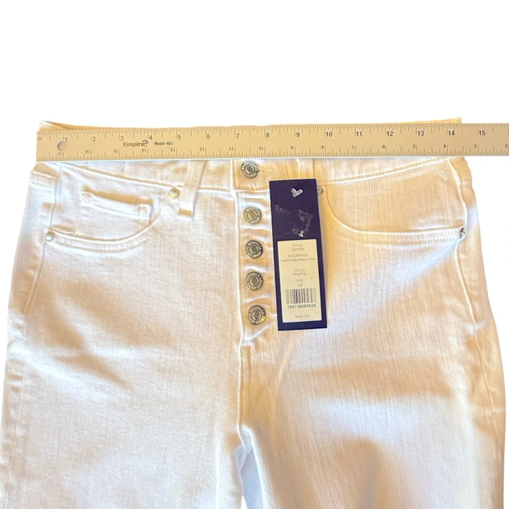 NWT Veronica Beard Carolyn Baby Boot With Fray Jeans Women’s Size 29 - Picture 13 of 16